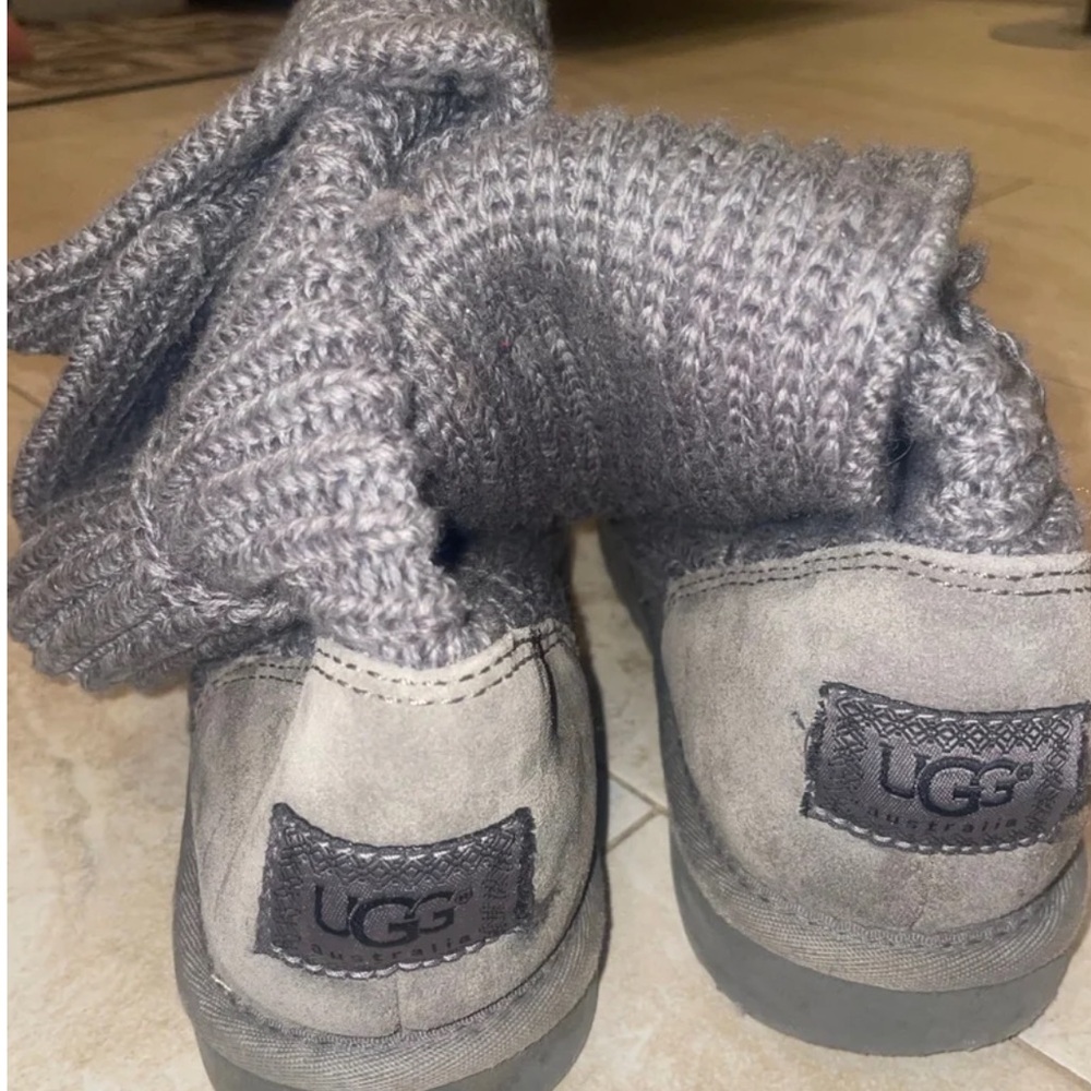 Ugg Gray Knit Boots - image 2